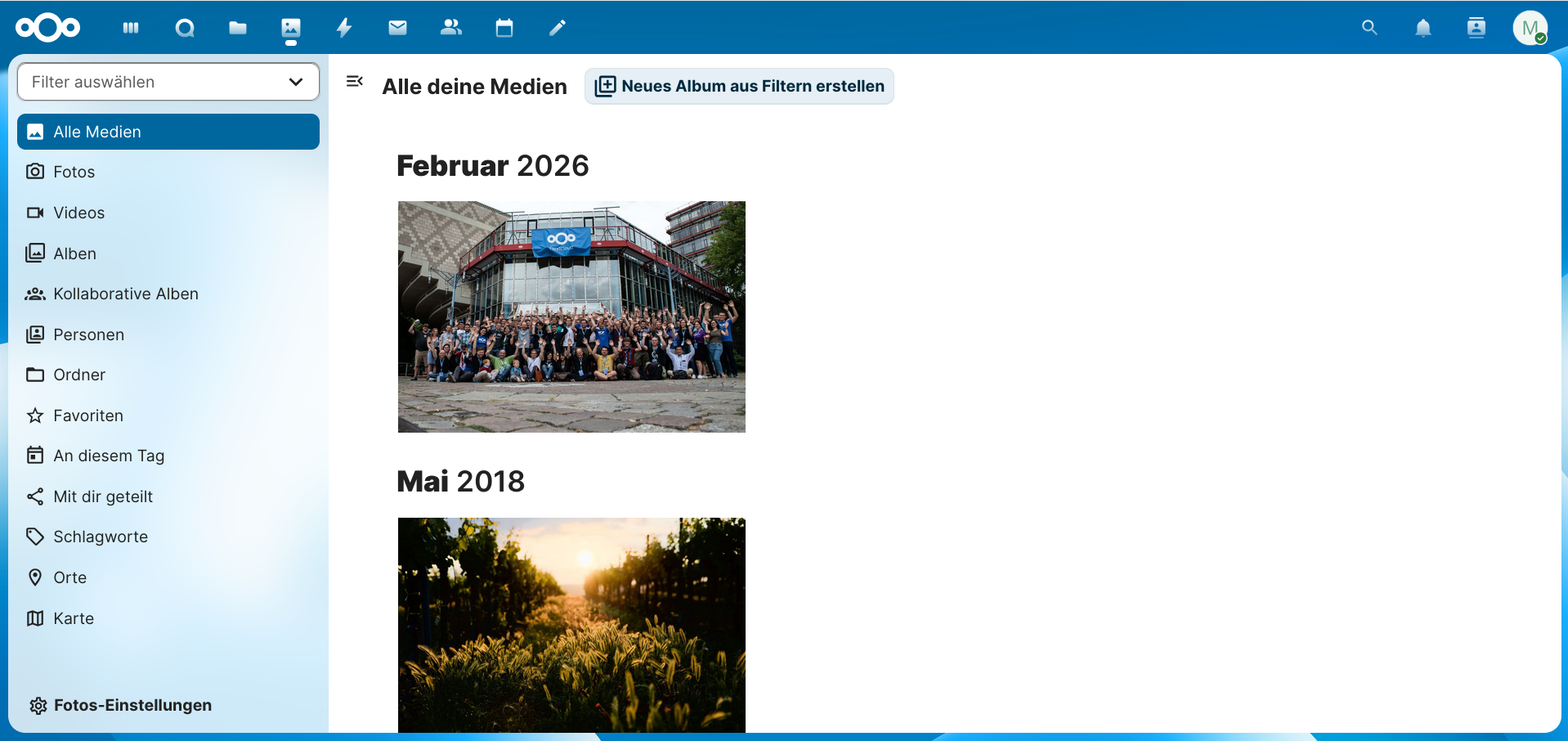Nextcloud – Fotos
